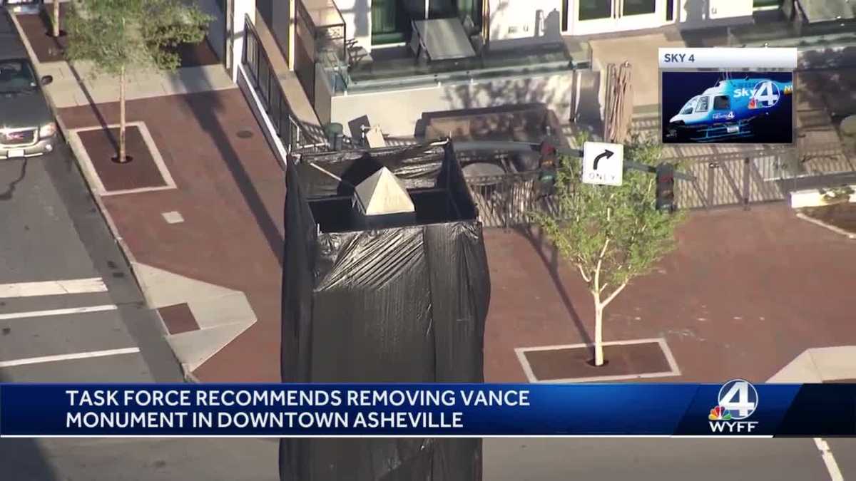 Asheville City Council approves removal of Vance Monument