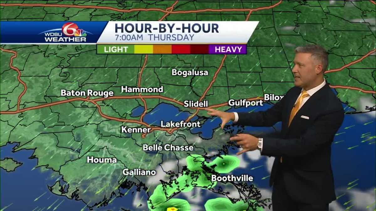 New Orleans Memorial Day Weekend forecast lower humidity