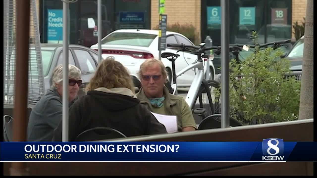 Outdoor dining could continue in the city of Santa Cruz