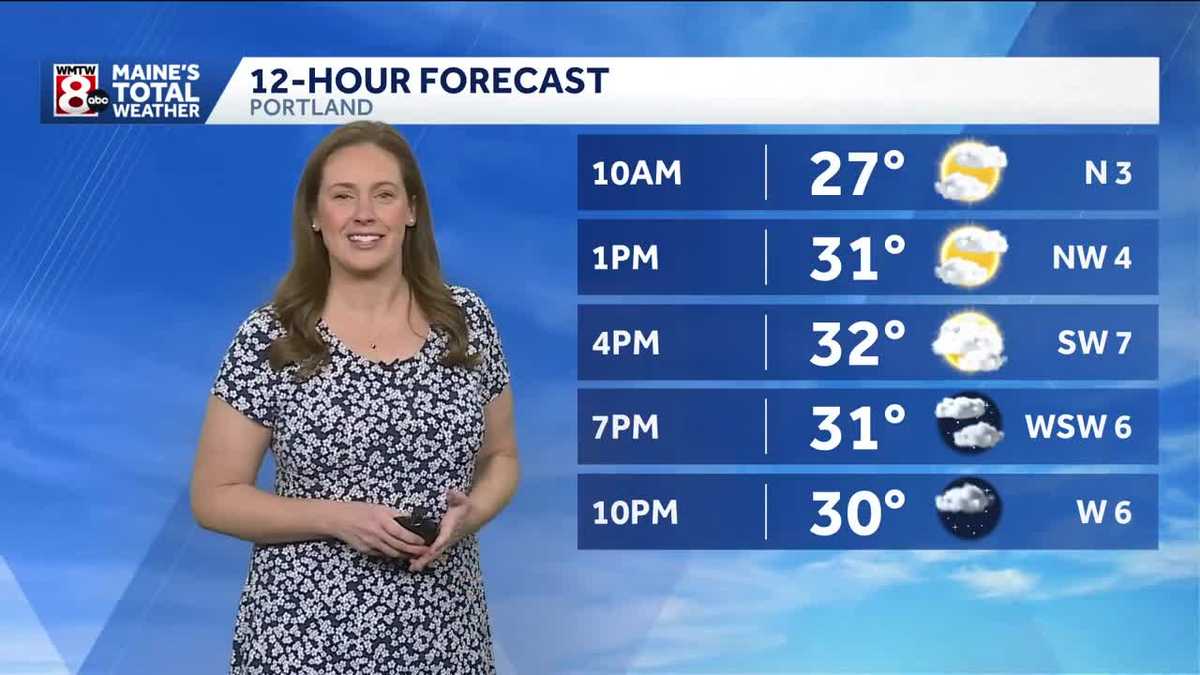 Cold Saturday in Maine but temperatures trending up