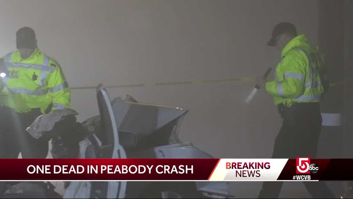 One dead, 2 injured in crash in Peabody