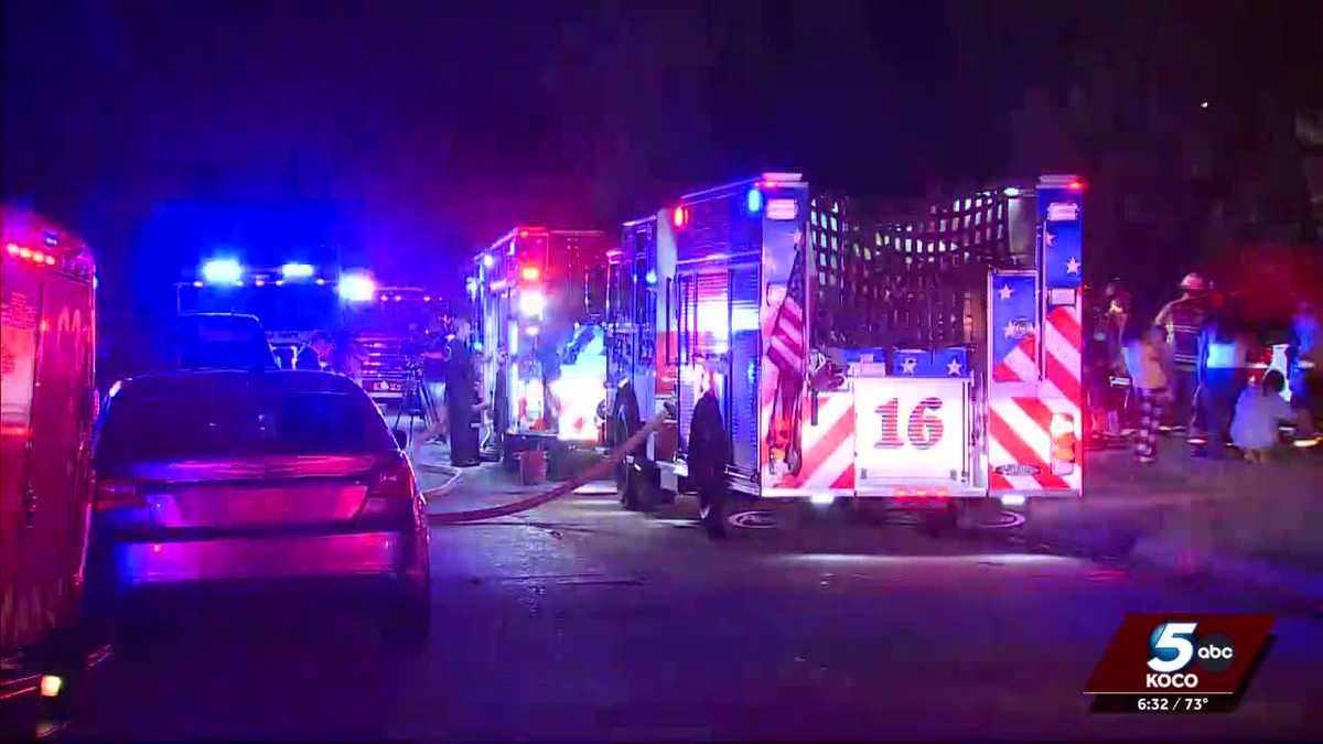 Family escapes to safety after fire breaks out at southwest OKC home