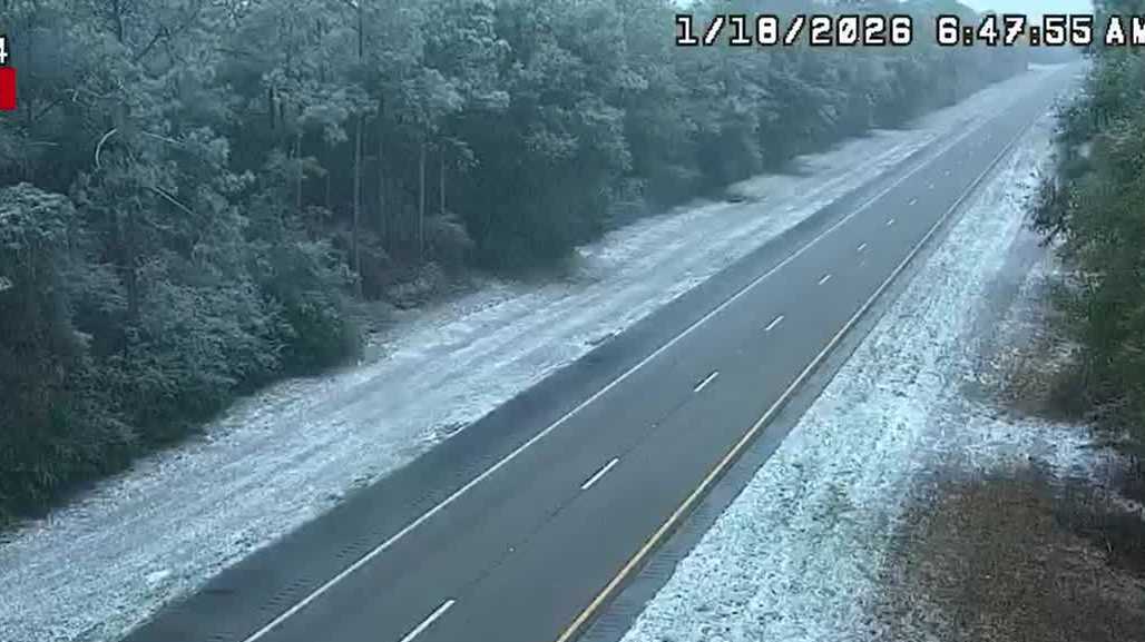 It snowed in Florida, again | See photos and video