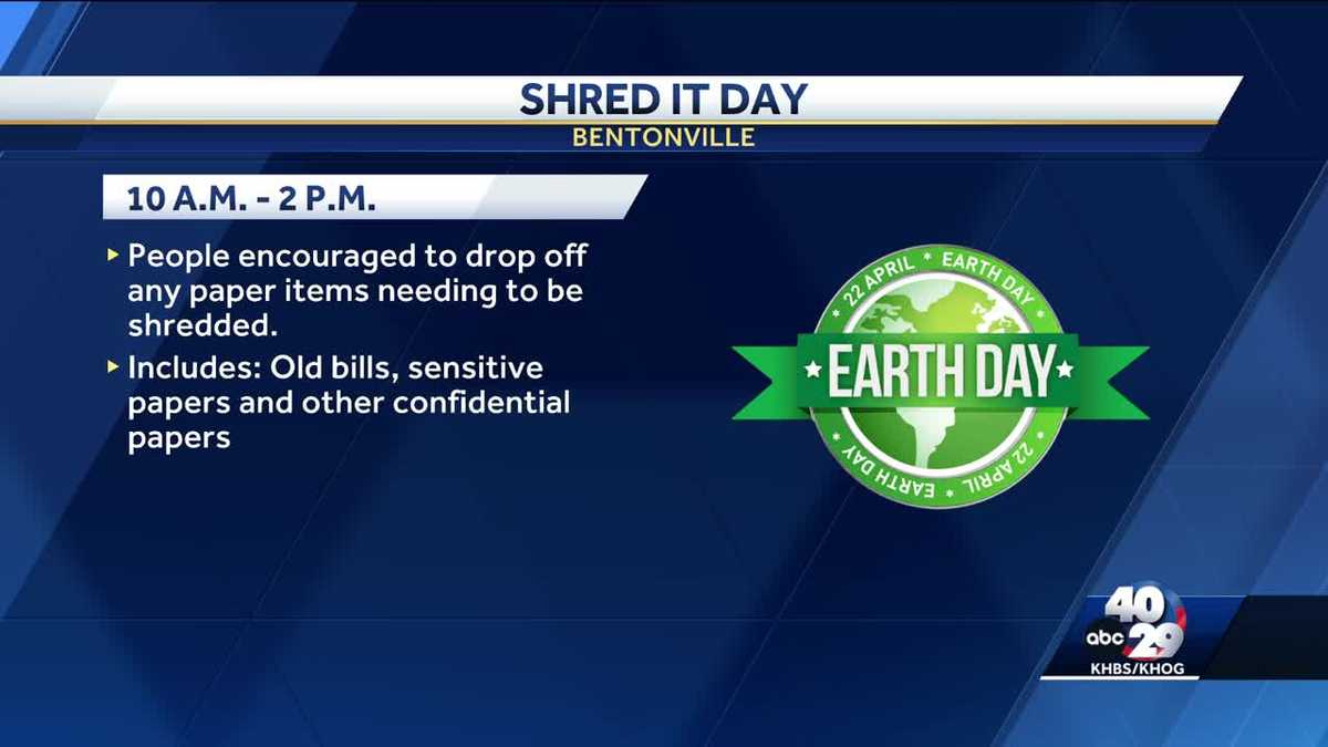 Happening today Earth Day events in Bentonville