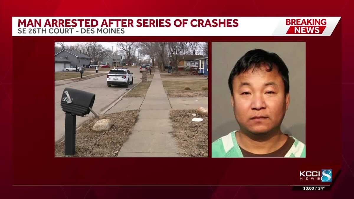West Des Moines man charged with OWI after multiple crashes