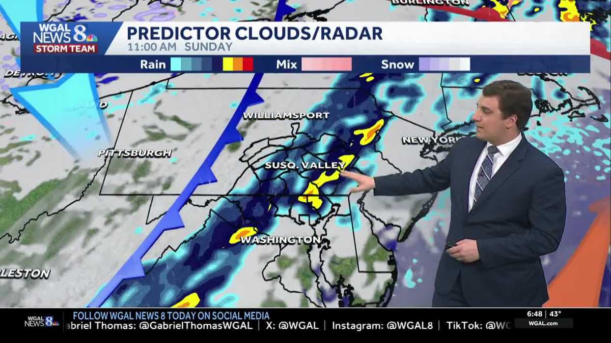 Warmer, Few Showers & Storms Friday & Saturday; Wet Start to Easter