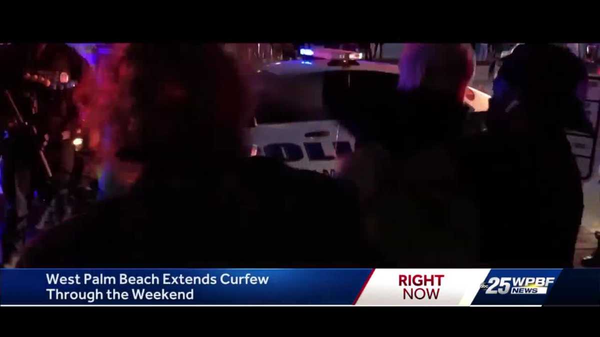 West Palm Beach officials address weekend curfew and protests