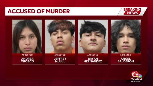 New Orleans police arrest four teens in connection with deadly shooting of Algiers teen