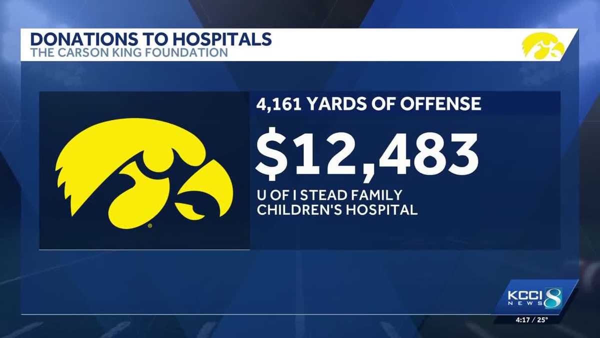 Iowa Hawkeyes' bowl win results in donation to children's hospital