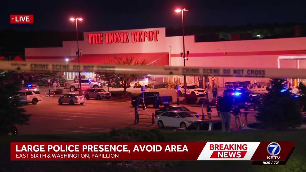 Officer-involved shooting confirmed at Papillion Home Depot