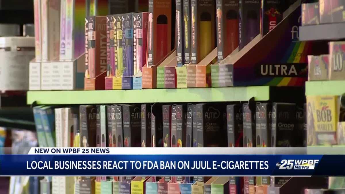 Florida reaction as FDA bans Juul products in the US
