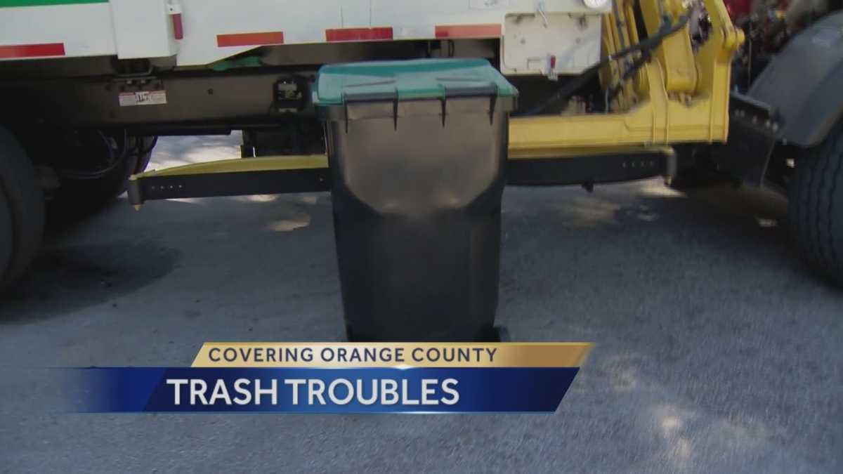 Residents concerned over trash pickup in Orange County
