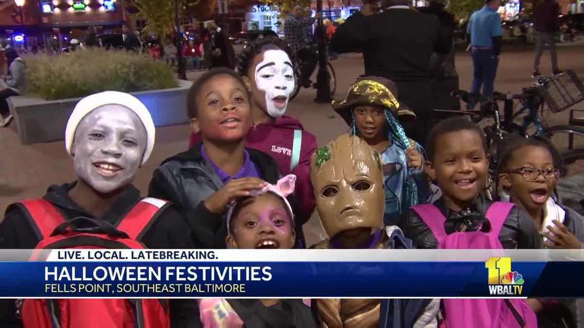 Baltimoreans celebrate a safe Halloween in Fells Point