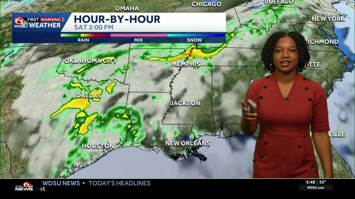 Staying on the warm side, late week rain chances