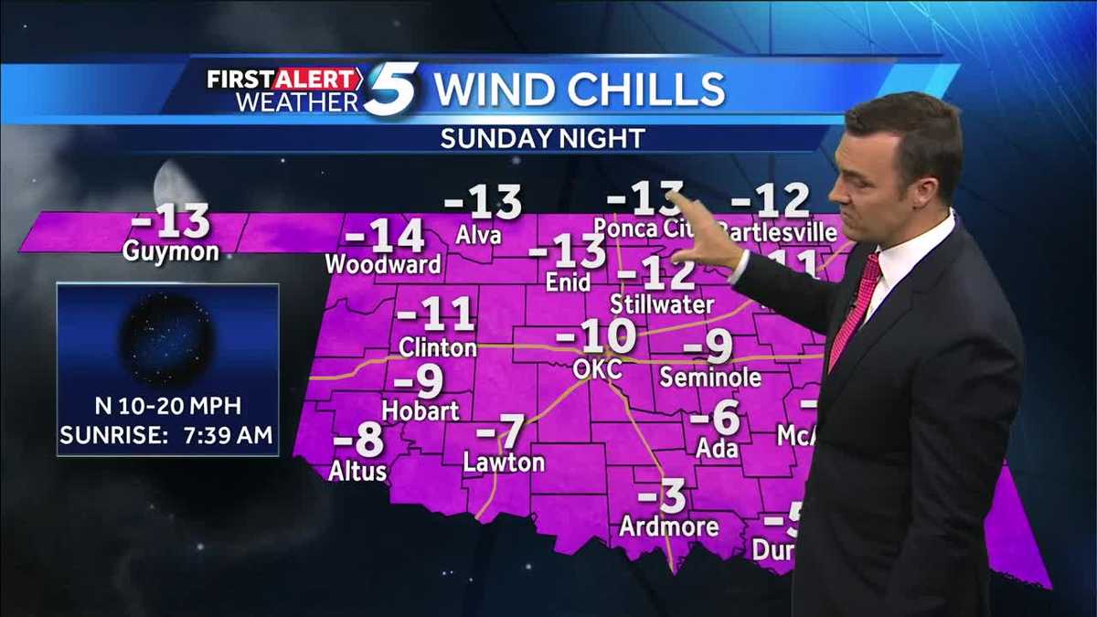 FORECAST: Wind chills drop below zero tonight