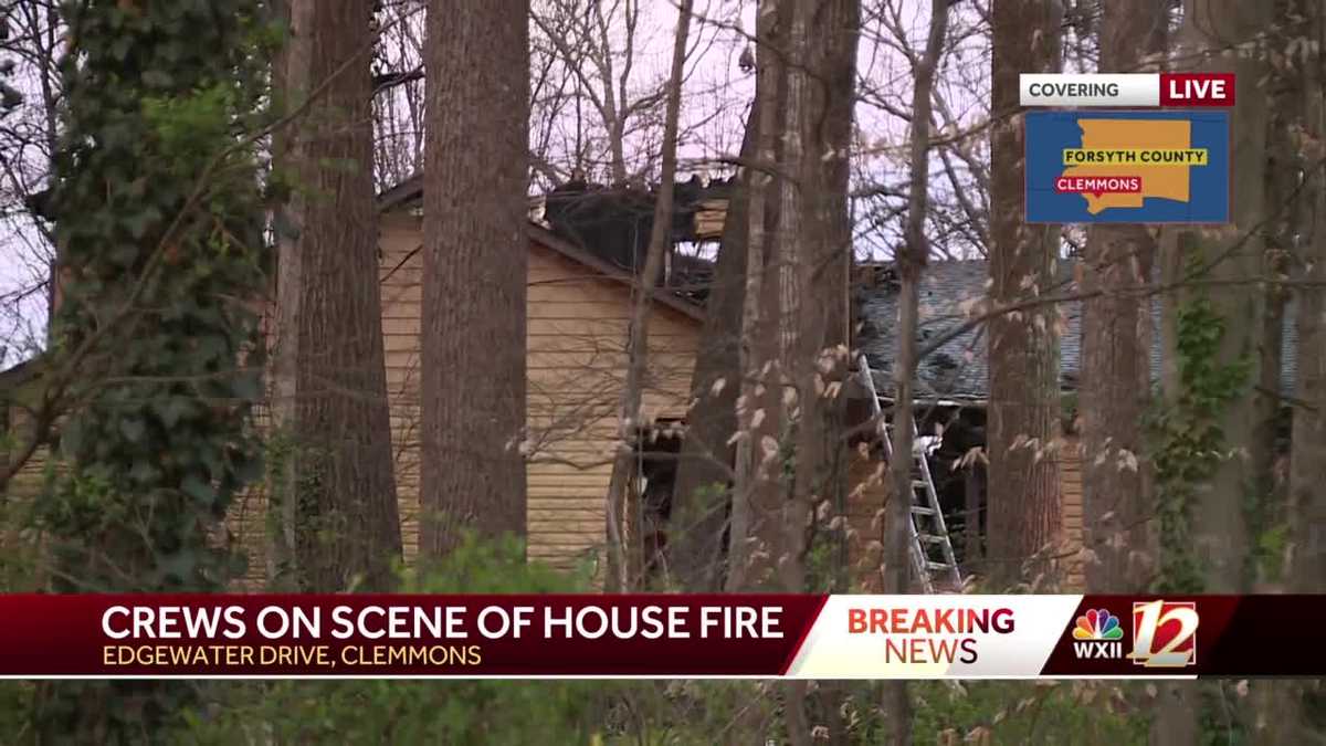 North Carolina Clemmons, Lewisville fire departments respond to house fire