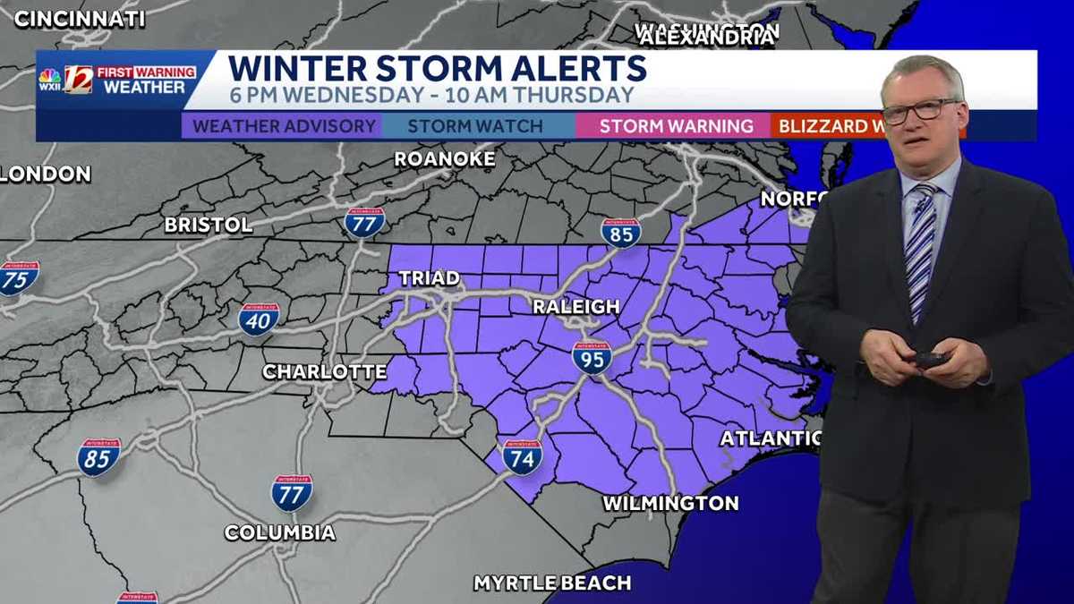 More snow? Triad under a Winter Weather Advisory Wednesday