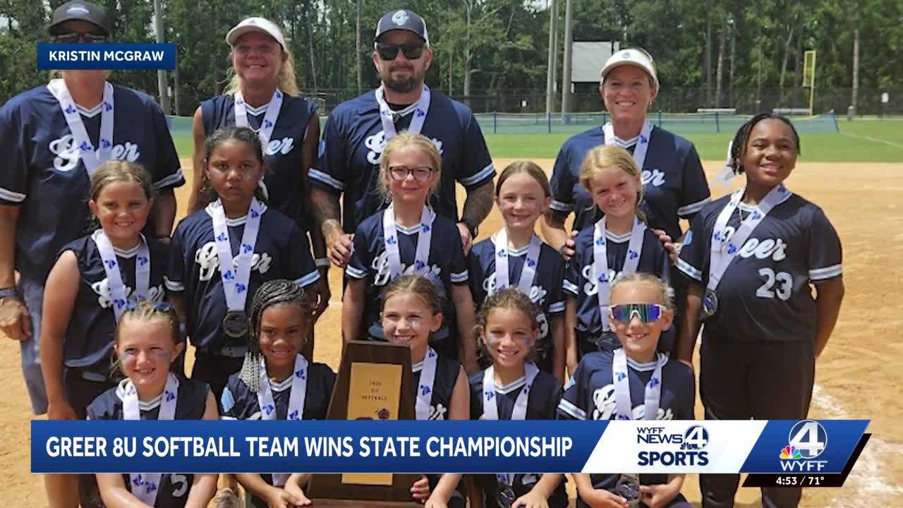 Greer 8U Softball Wins State Championship