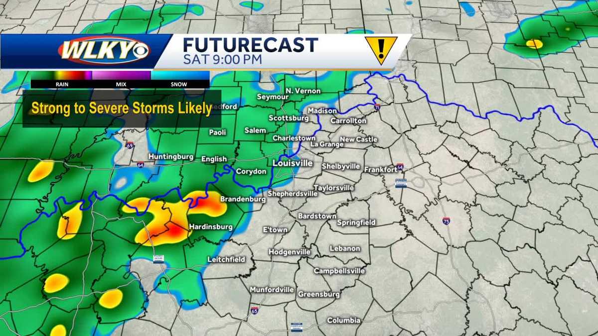 Strong to severe storms possible tonight