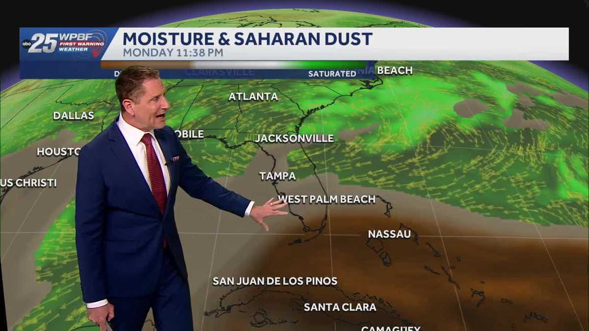 Rain chances decrease through the weekend