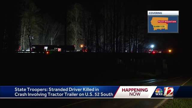 Crash leaves 1 dead after tractor-trailer hits stranded driver - Vimarsana News