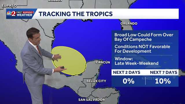 Tracking our first area of interest that could develop in the SW Gulf. NO threat to Florida! 6.10.2026