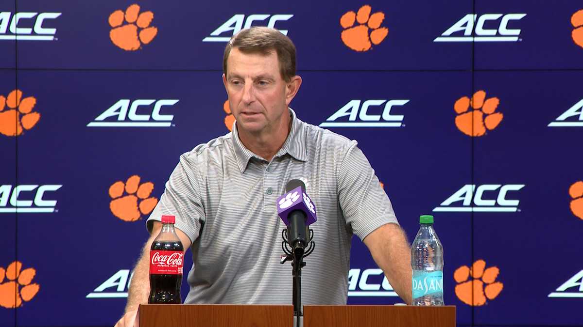 Dabo Swinney previews Clemson's trek to Cal