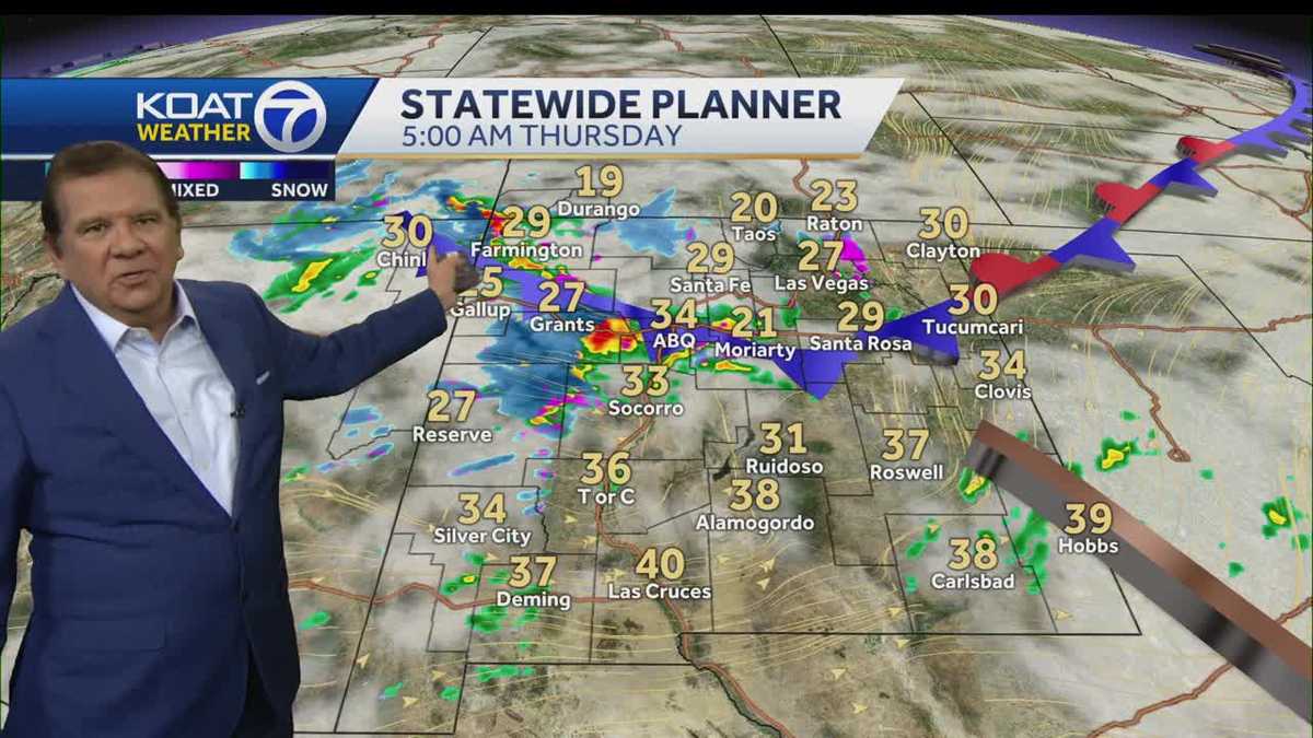 Warmer Wednesday before expected Thursday rain and snow