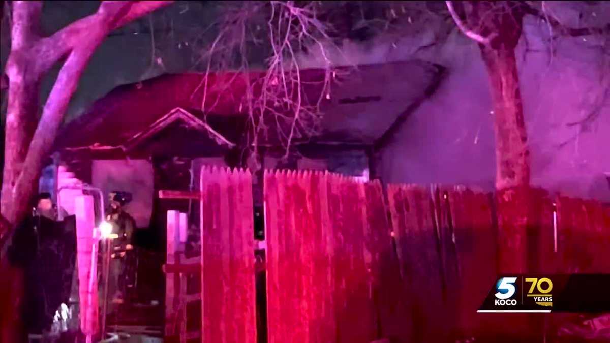 OKC crews take woman to hospital after early morning house fire - KOCO