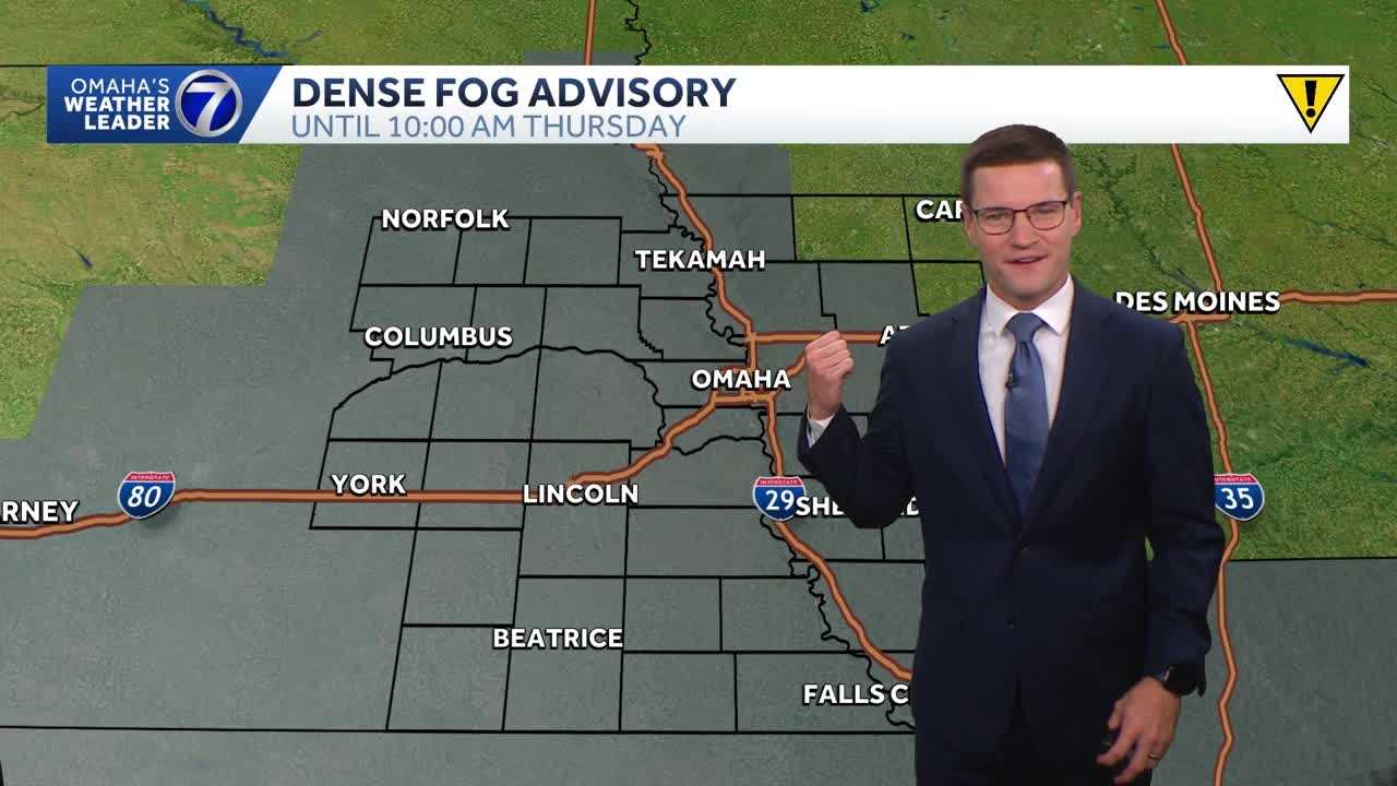 Dense fog advisory to start Thursday in Omaha area