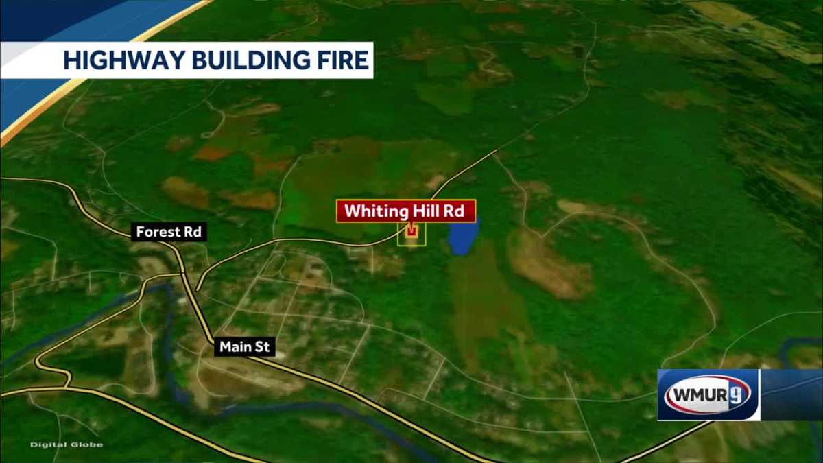 Fire destroys town dump truck at Wilton garage