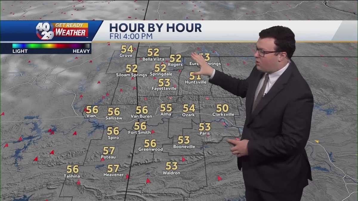 A chilly start to your Friday, slow warm up this weekend