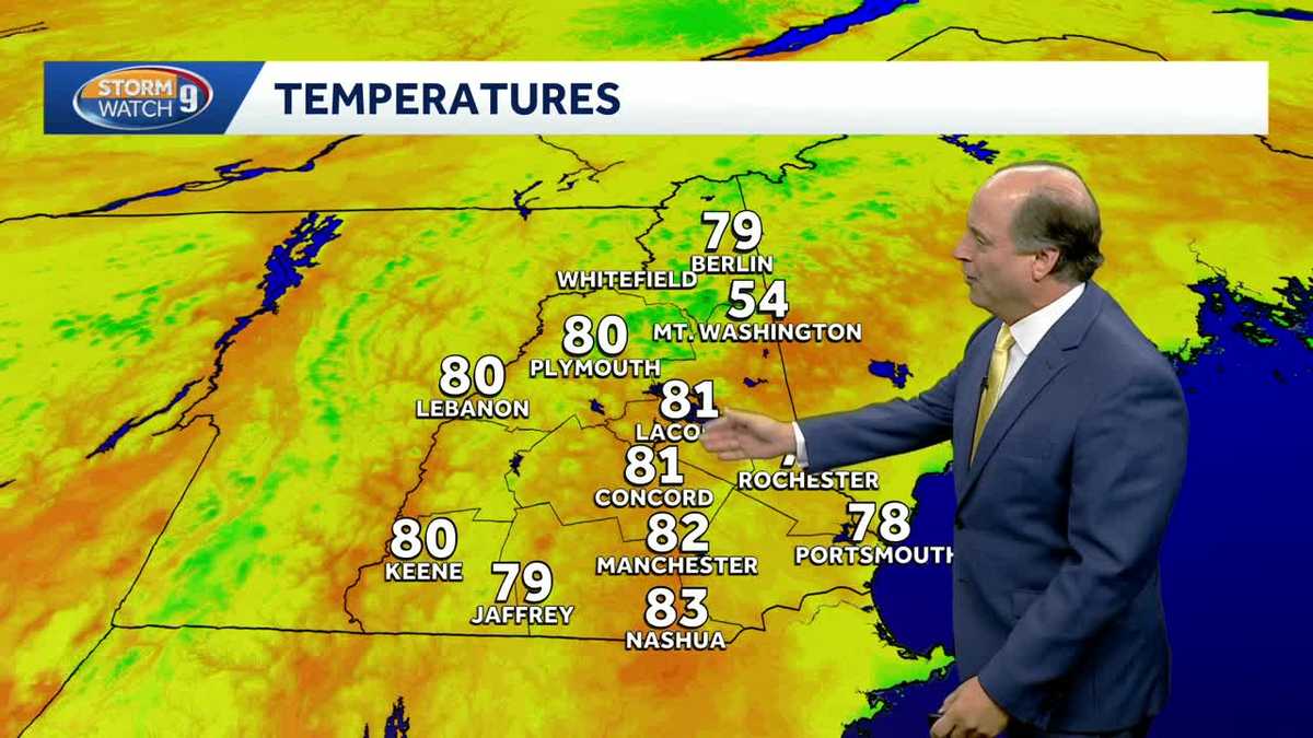 Video: Sunny, warm weekend ahead in New Hampshire