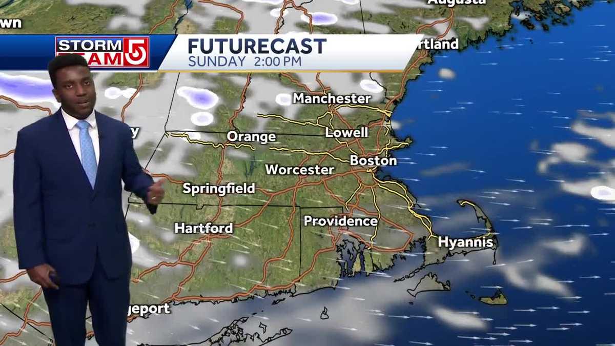 Video: Brief warmup to start the week, chance of snow and rain midweek