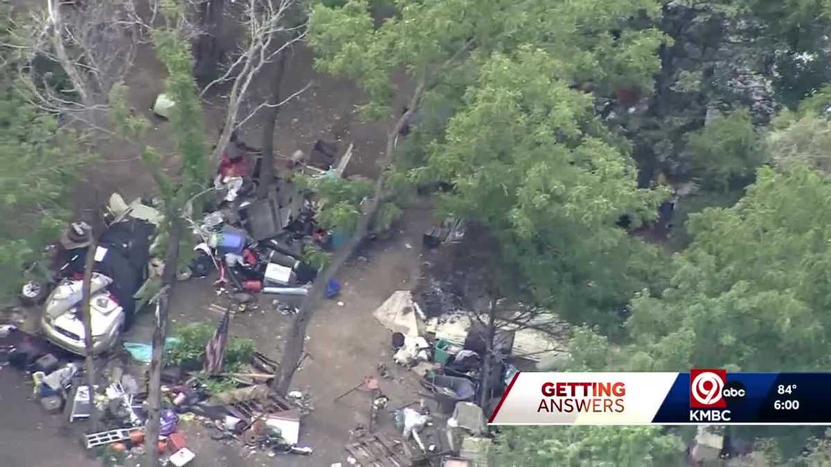 Homeless camp causes problems for Kansas City neighborhood near Truman Sports Complex