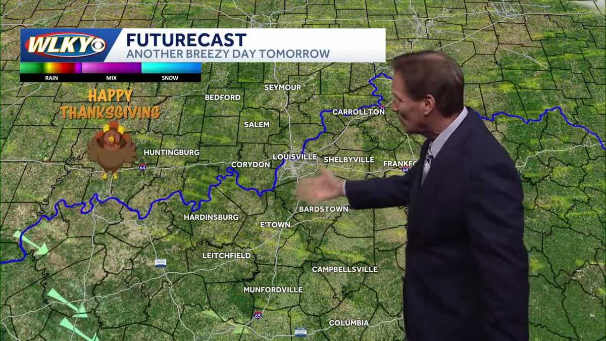 Breezy and chilly for Thanksgiving