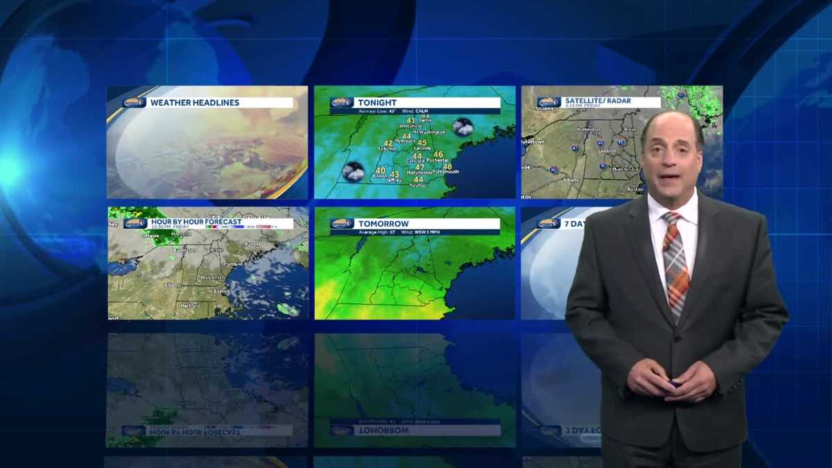 NH forecast Rain likely up north Saturday; breaks of sun Sunday