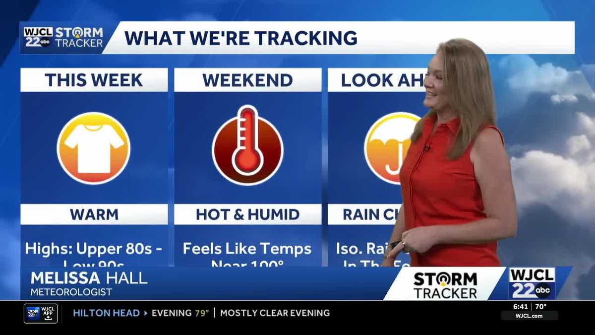 Hot and humid conditions playing a factor for us in Savannah