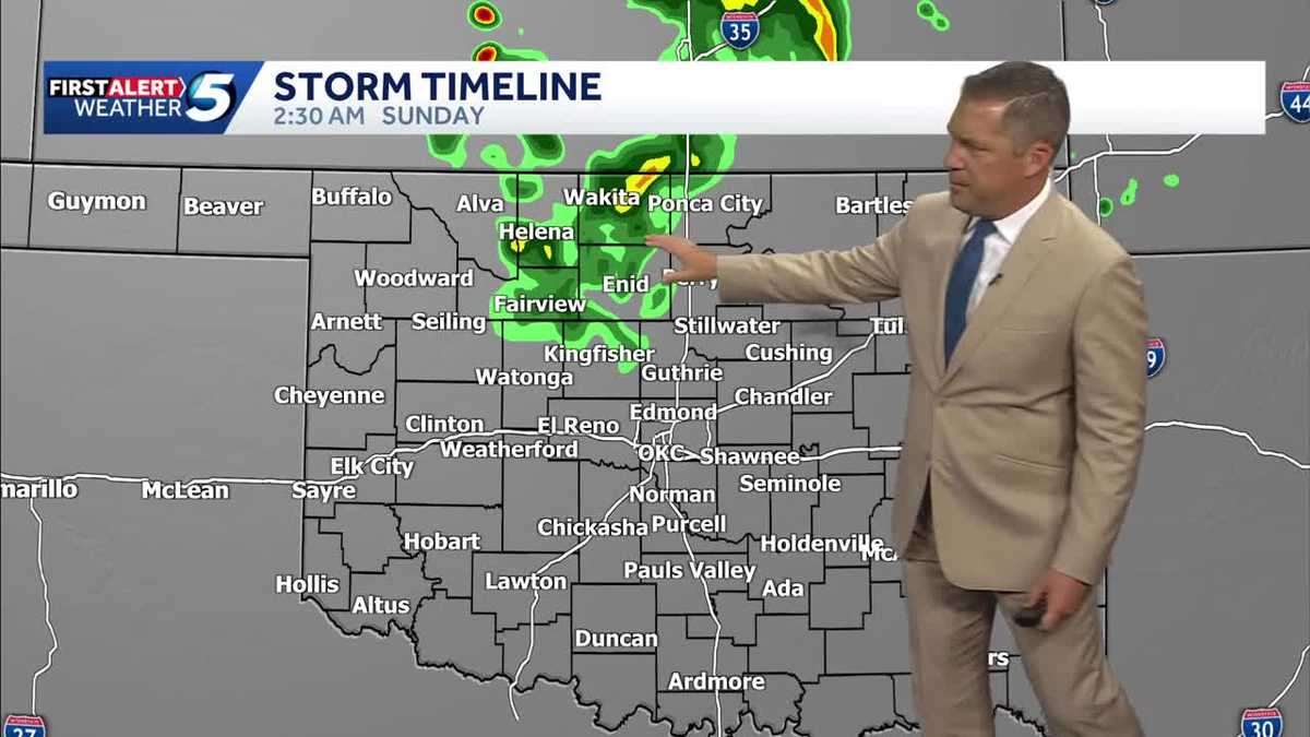 Oklahoma: Severe storms return this weekend