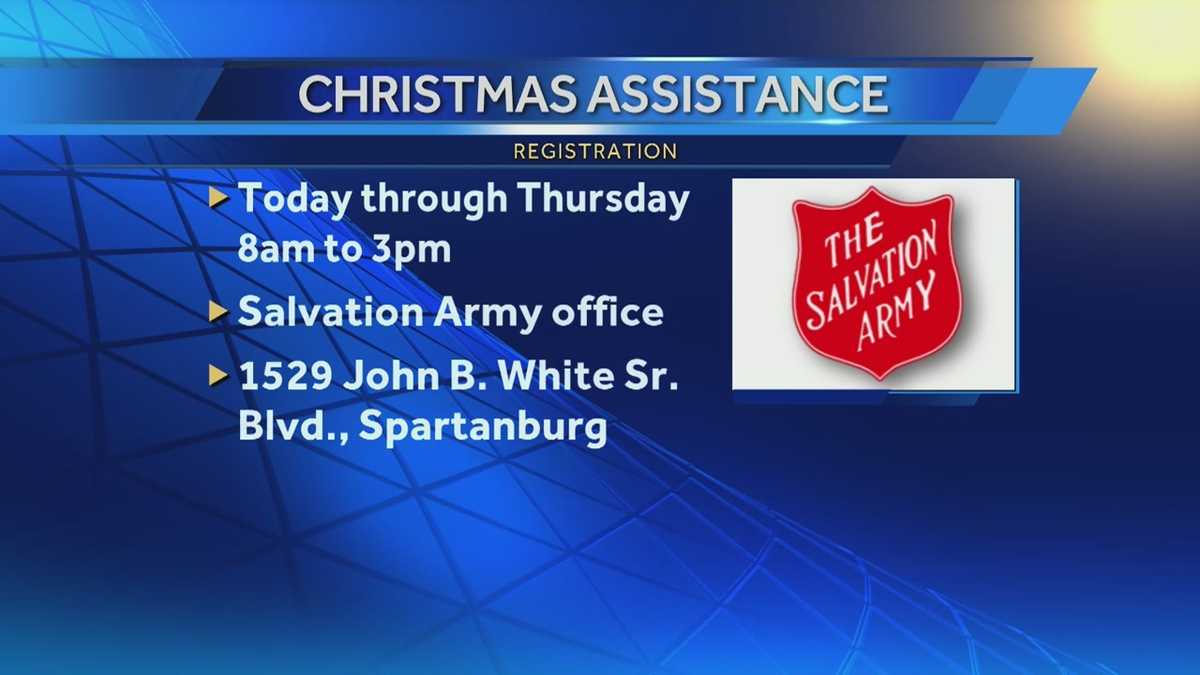 Spartanburg Salvation Army accepting applications for Christmas assistance program