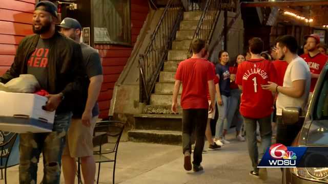 'This is huge for the city': Hundreds of fans line CBD for Wednesday night Pelicans game - Vimarsana News