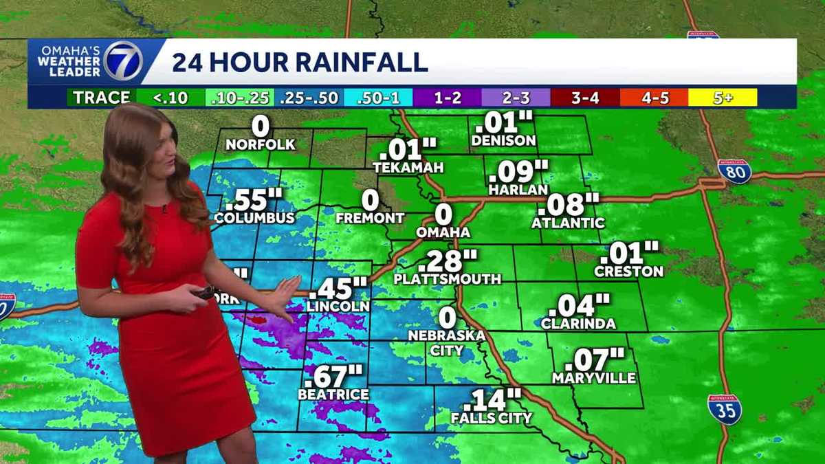 More rain chances ahead for the Omaha area this weekend