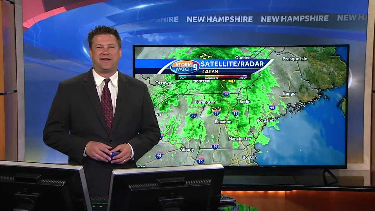 Watch: Showers move through the state this morning