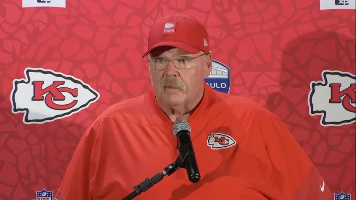 Chiefs head coach Andy Reid discusses 27-21 loss to the Chargers in Brazil