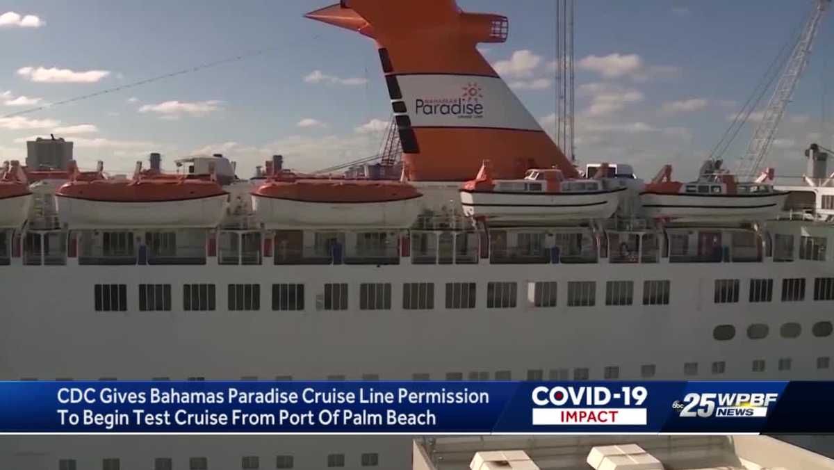 Bahamas Paradise receives CDC approval for test cruise