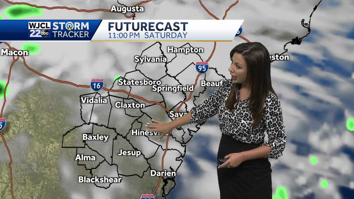 Showers and thunderstorms continue into the weekend