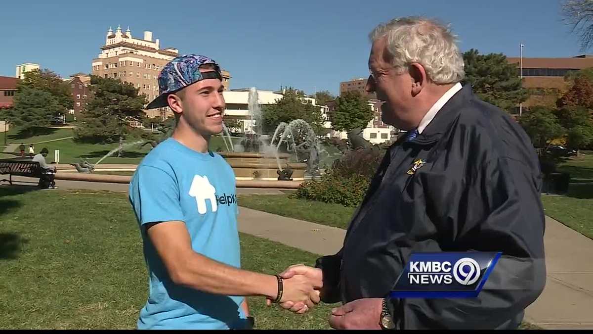 Larry Moore honors young man's efforts to help community
