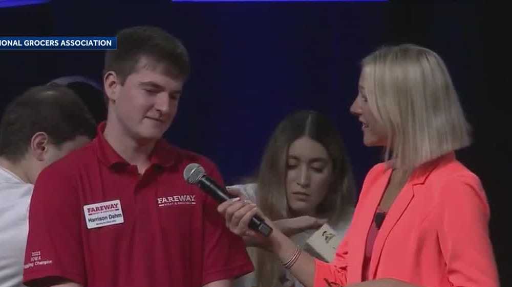 Iowa college student goes to grocery-bagging championship - Vimarsana News