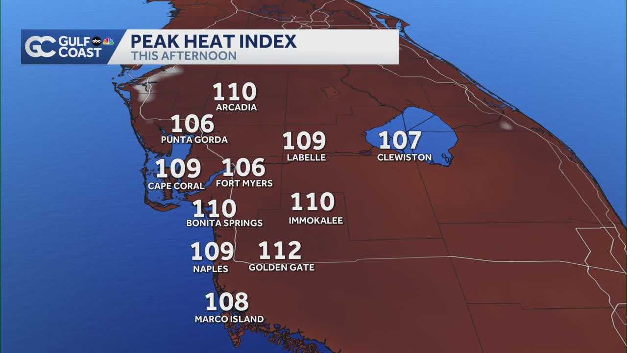 Extreme heat impacts Southwest Florida's Gulf Coast
