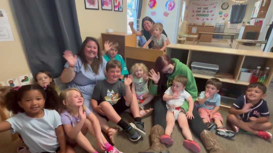 NH weather school visit: Marguerite's Place
